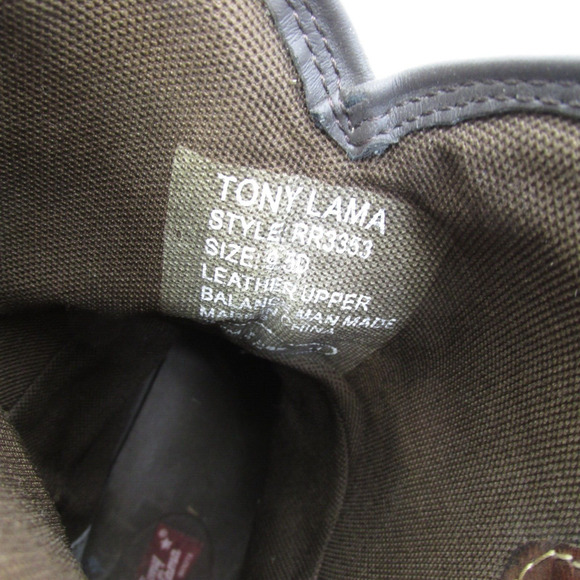 Tony Lama 9.5D Junction 11 Inch Soft Toe Work Brown Work Safety Shoes RR3353 main image 9